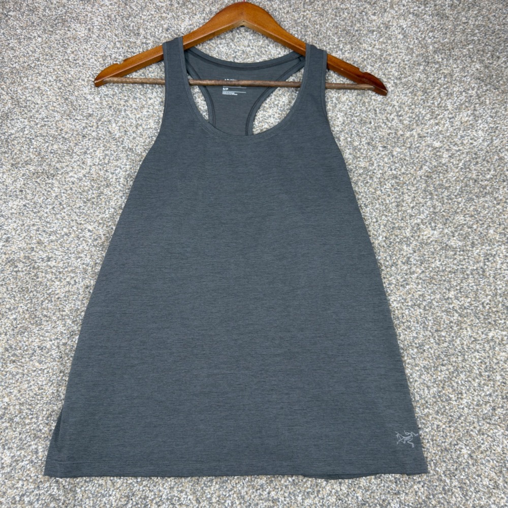 Arcteryx‎ Womens Grey Racerback Tank Top Small Performance Activewear Hiking S/P